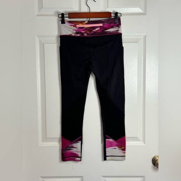 Lululemon Pace Rival Crop Black/Pigment Wind Berry Rumble Multi/Berry Rumble - Picture 5 of 10